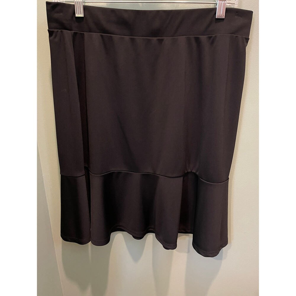INC black ruffle skirt size L